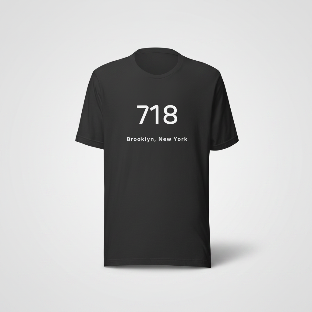 718 The Original: Premium Soft & Minimalist Cotton T-Shirt