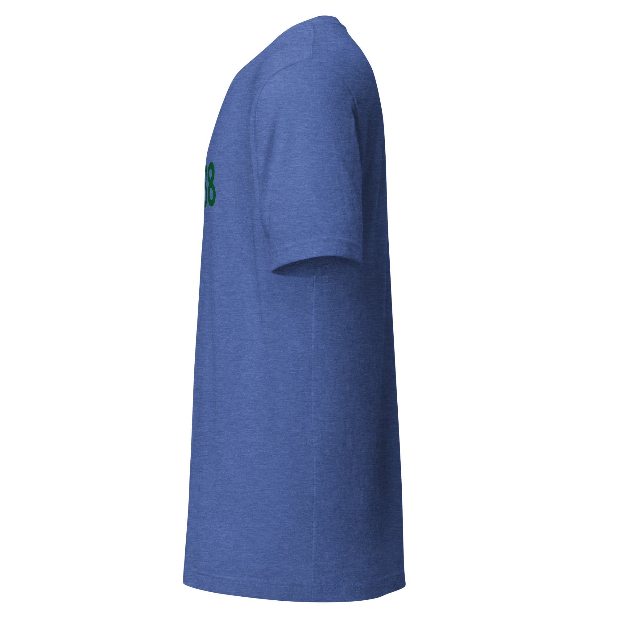 Unisex t-shirt in blue, showcasing premium soft and comfortable cotton, perfect for everyday wear.